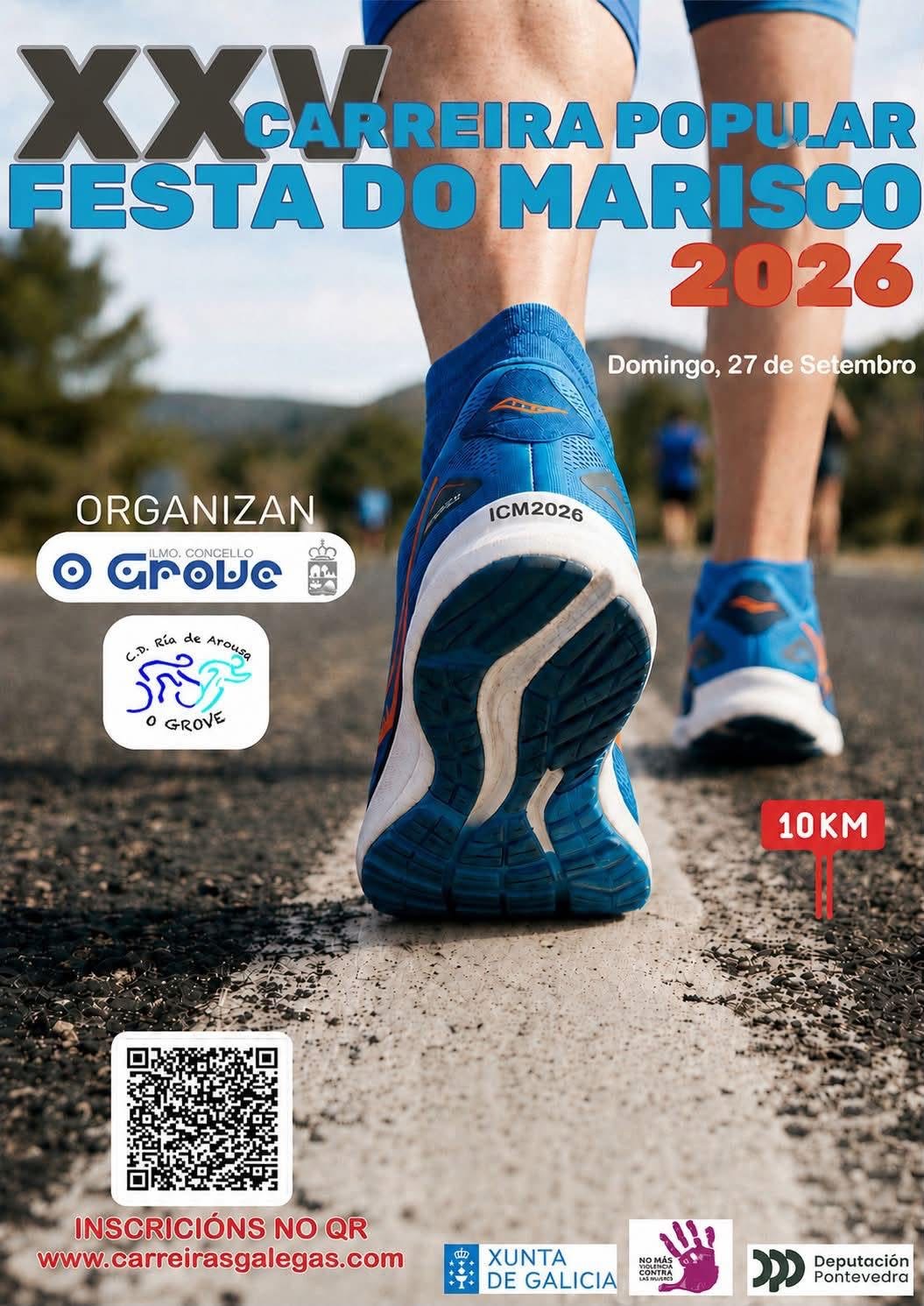 Carrera Popular Fiesta del Marisco O Grove 2026 Galisacra