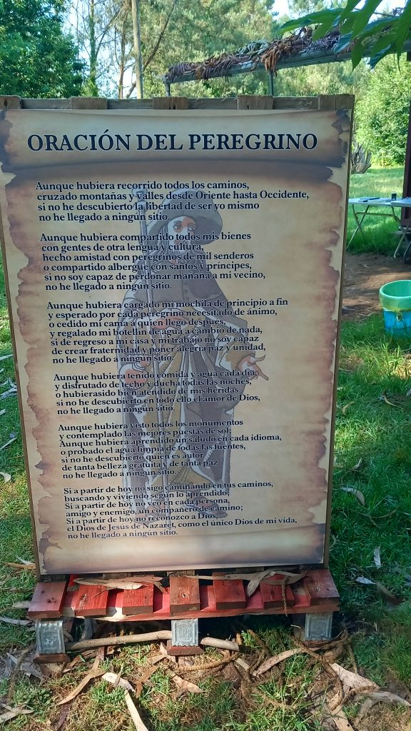 oracion del peregrino